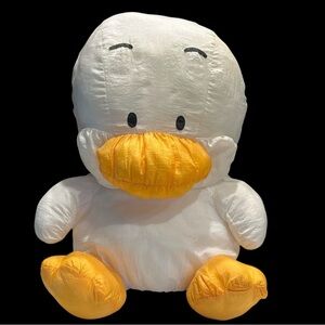 VTG SANRIO GIANT PEKKLE Duck Nylon Plushie Puffalump Stuffed Animal Large 23”